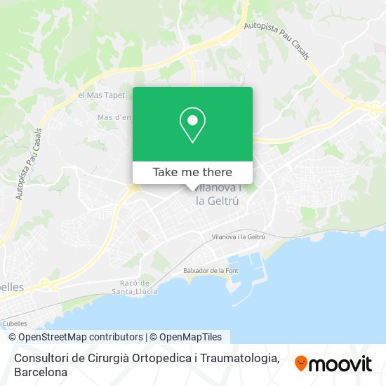 Consultori de Cirurgià Ortopedica i Traumatologia map