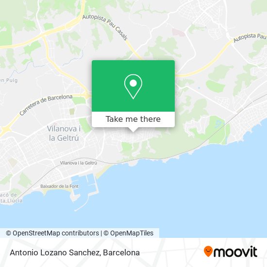 Antonio Lozano Sanchez map
