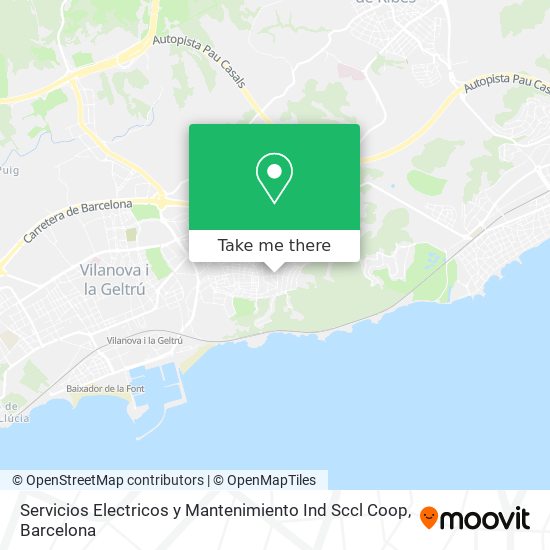 Servicios Electricos y Mantenimiento Ind Sccl Coop map