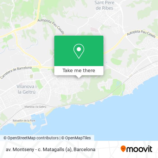 av. Montseny - c. Matagalls map