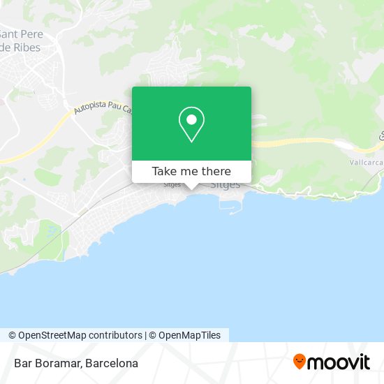 mapa Bar Boramar