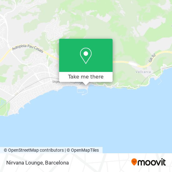 Nirvana Lounge map