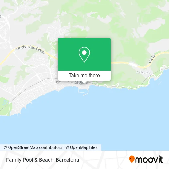 Family Pool & Beach map