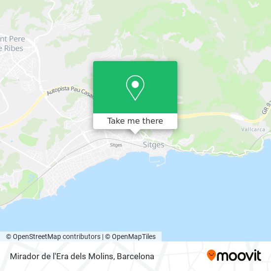 Mirador de l'Era dels Molins map