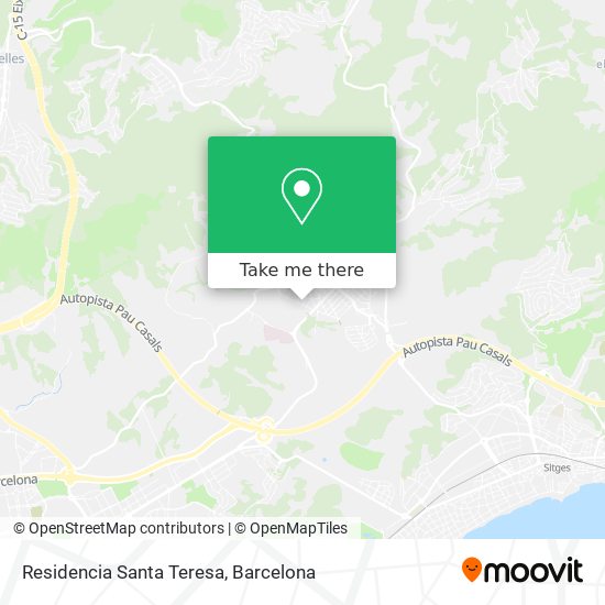 Residencia Santa Teresa map