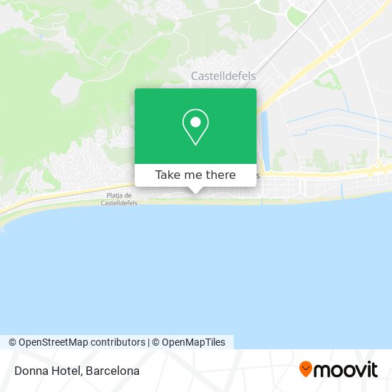 Donna Hotel map