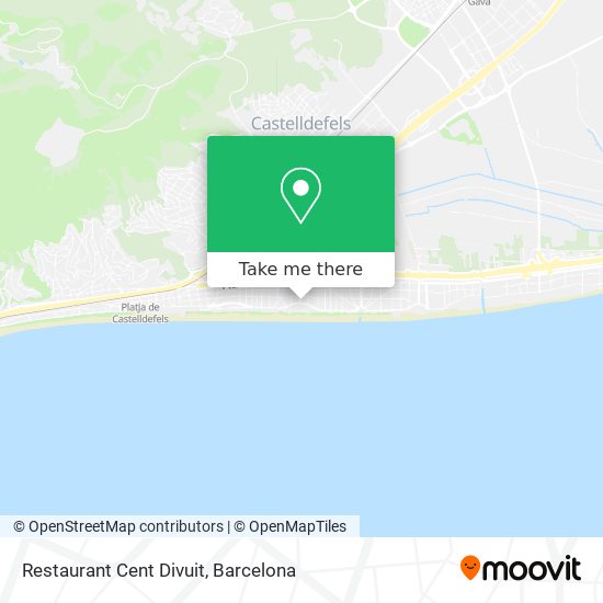 mapa Restaurant Cent Divuit