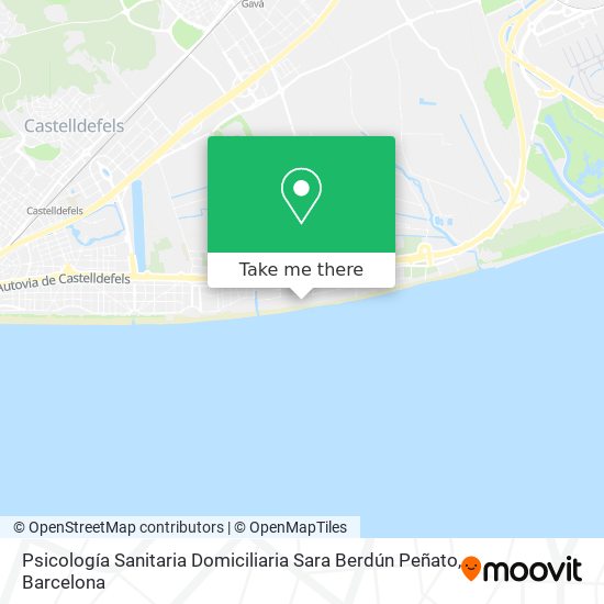 Psicología Sanitaria Domiciliaria Sara Berdún Peñato map