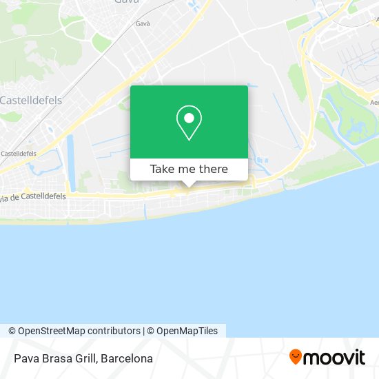 Pava Brasa Grill map