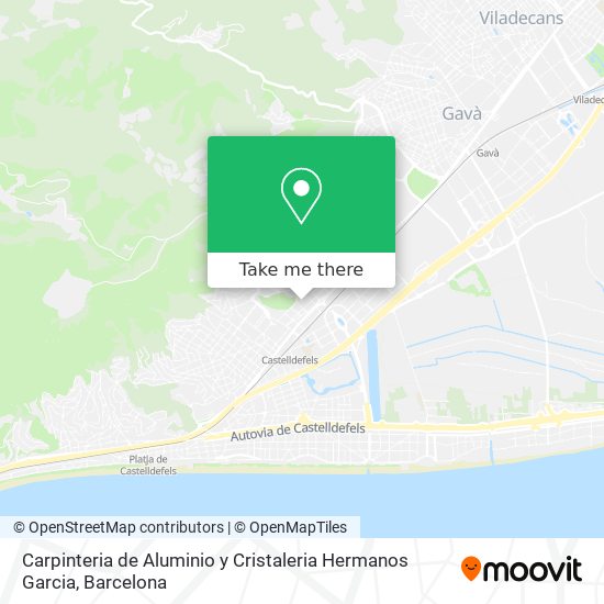 Carpinteria de Aluminio y Cristaleria Hermanos Garcia map