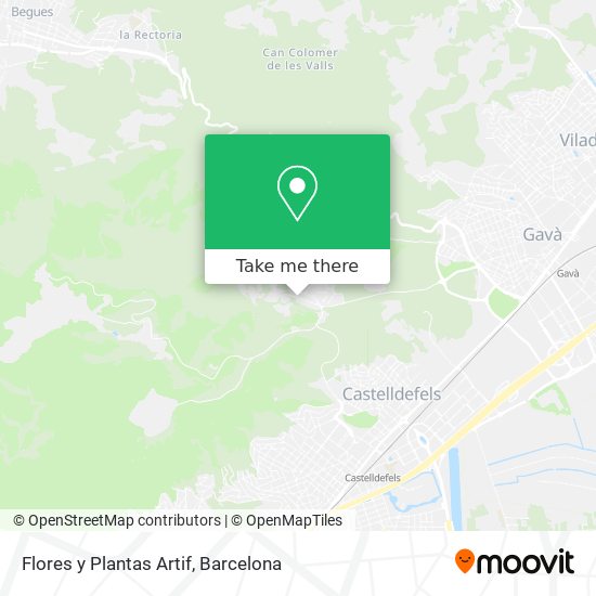 Flores y Plantas Artif map