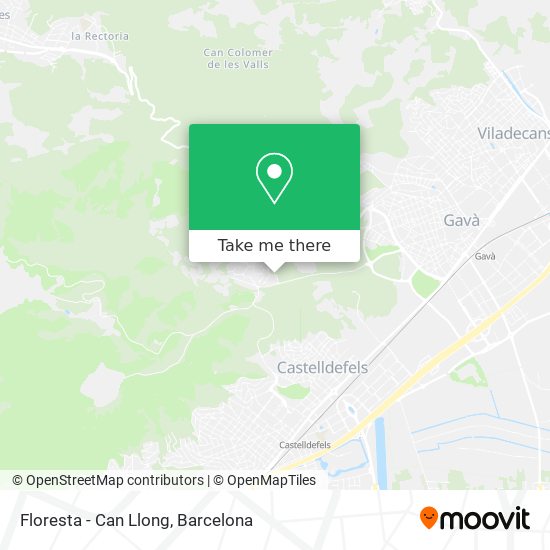 Floresta - Can Llong map