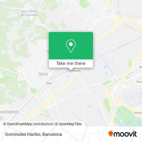 Gominoles Haribo map