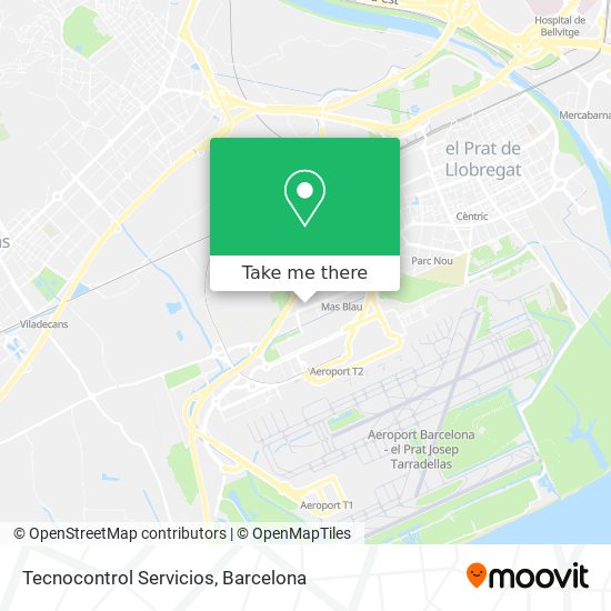 Tecnocontrol Servicios map