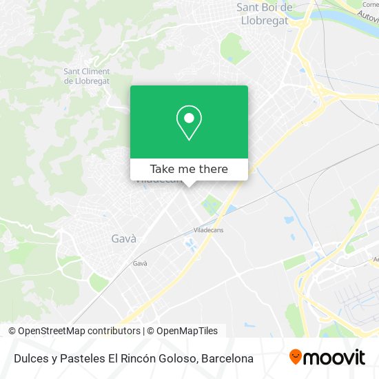 Dulces y Pasteles El Rincón Goloso map