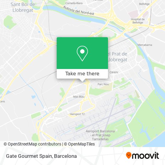 Gate Gourmet Spain map