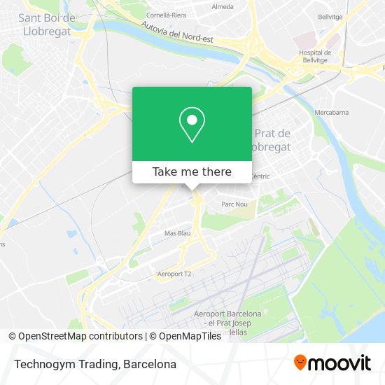 Technogym Trading map