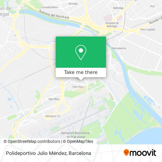 Polideportivo Julio Méndez map