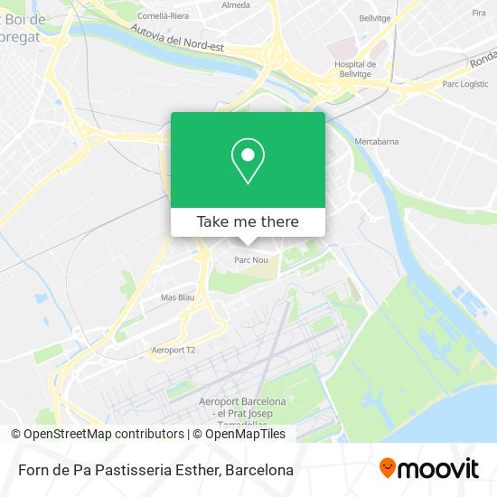 Forn de Pa Pastisseria Esther map