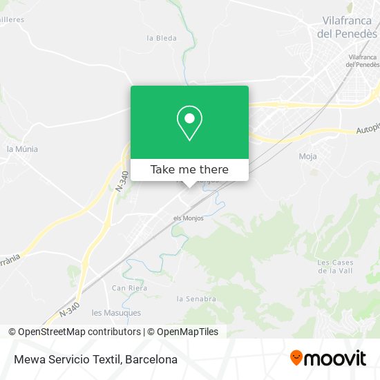 Mewa Servicio Textil map