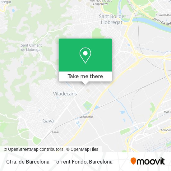 Ctra. de Barcelona - Torrent Fondo map