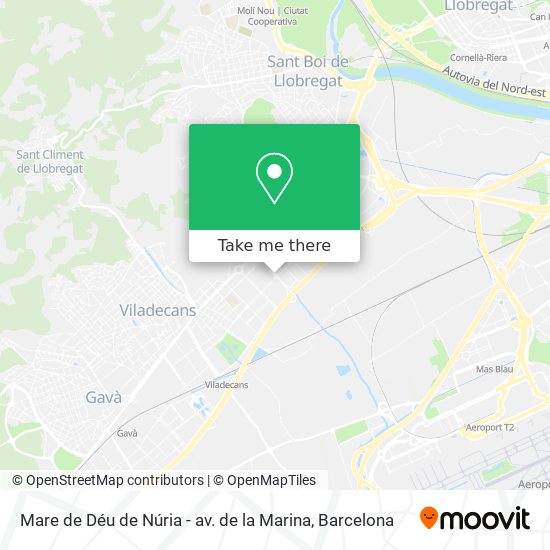 Mare de Déu de Núria - av. de la Marina map