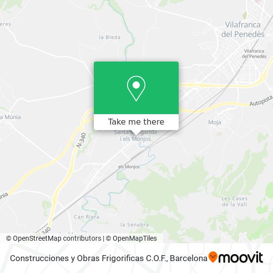 Construcciones y Obras Frigorificas C.O.F. map