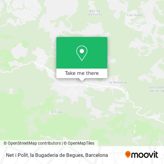 Net i Polit, la Bugaderia de Begues map