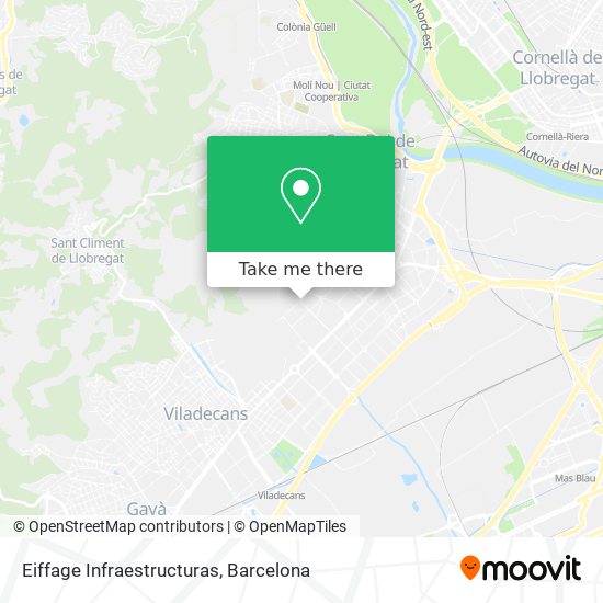 Eiffage Infraestructuras map