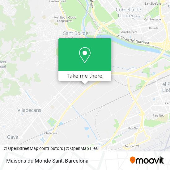 Maisons du Monde Sant map