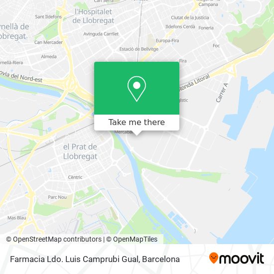 Farmacia Ldo. Luis Camprubi Gual map