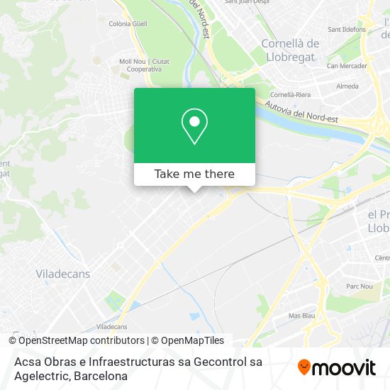 Acsa Obras e Infraestructuras sa Gecontrol sa Agelectric map