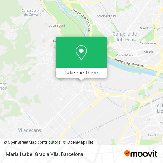 Maria Isabel Gracia Vila map