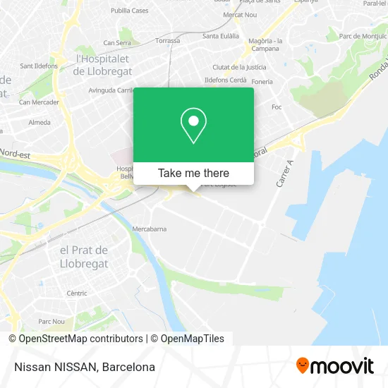Nissan NISSAN map