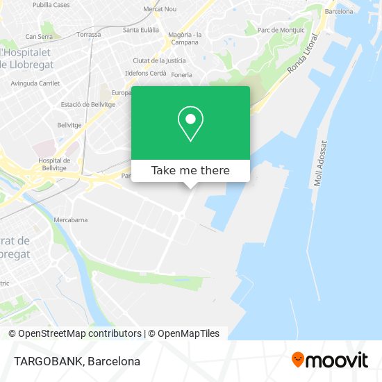 mapa TARGOBANK