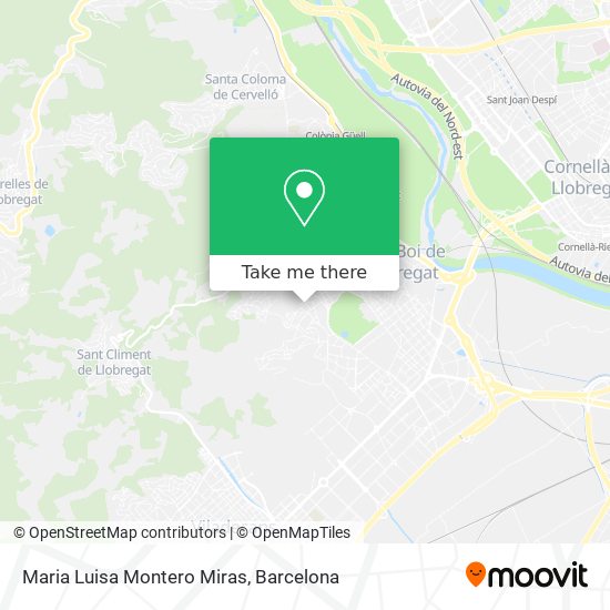 mapa Maria Luisa Montero Miras