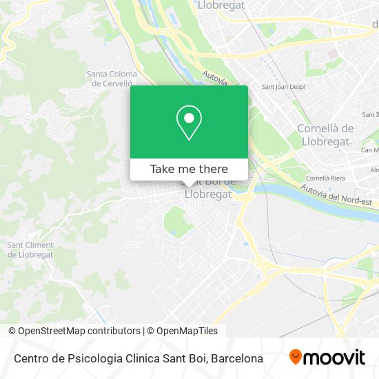 Centro de Psicologia Clinica Sant Boi map