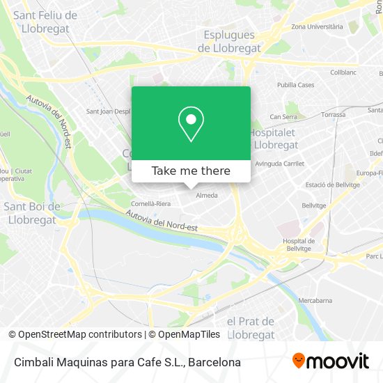 Cimbali Maquinas para Cafe S.L. map