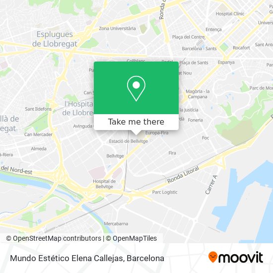 Mundo Estético Elena Callejas map