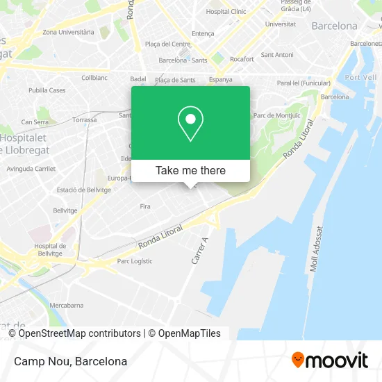 Camp Nou map