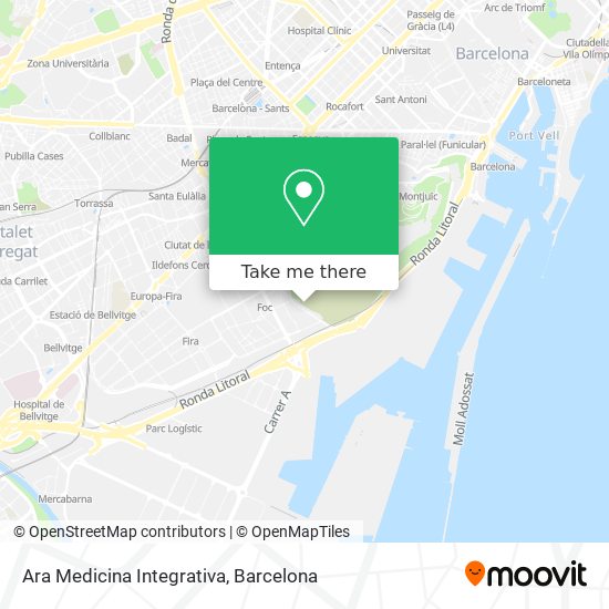 Ara Medicina Integrativa map