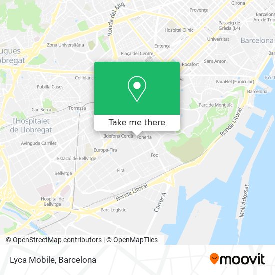 Lyca Mobile map