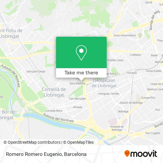 Romero Romero Eugenio map