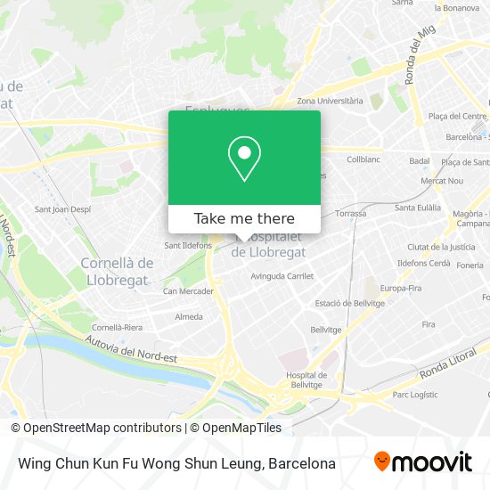 Wing Chun Kun Fu Wong Shun Leung map
