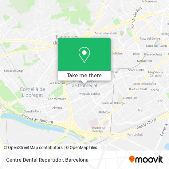 Centre Dental Repartidor map