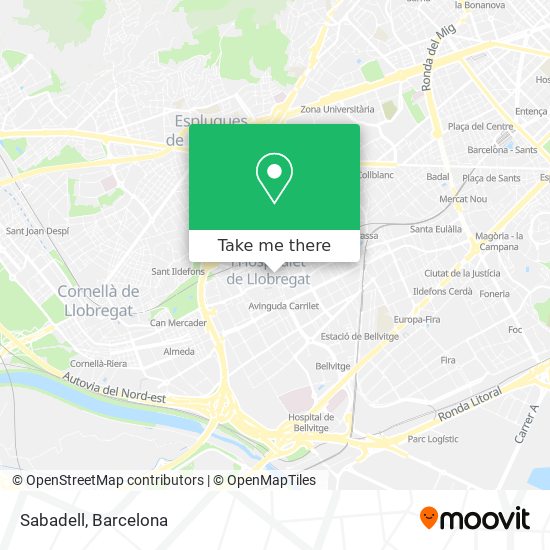 mapa Sabadell