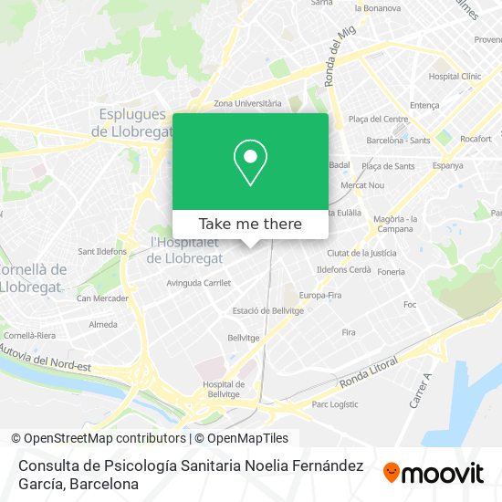 Consulta de Psicología Sanitaria Noelia Fernández García map