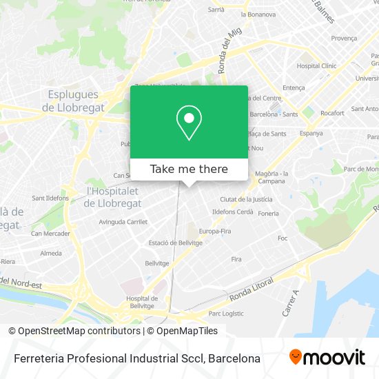 Ferreteria Profesional Industrial Sccl map