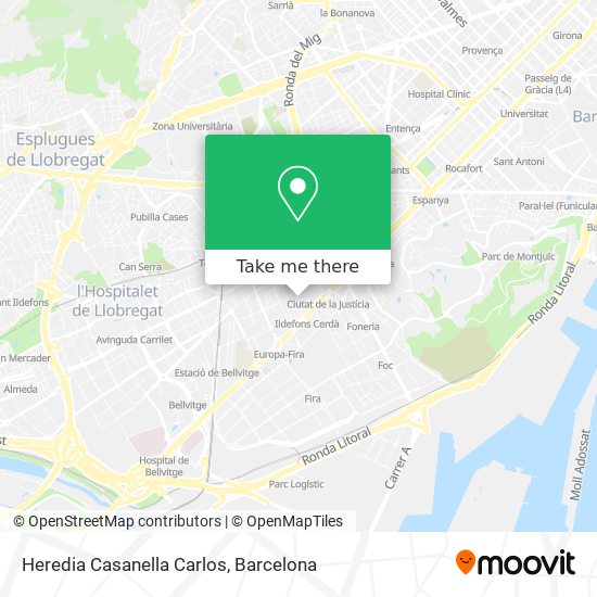 Heredia Casanella Carlos map