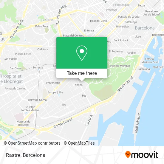 Rastre map